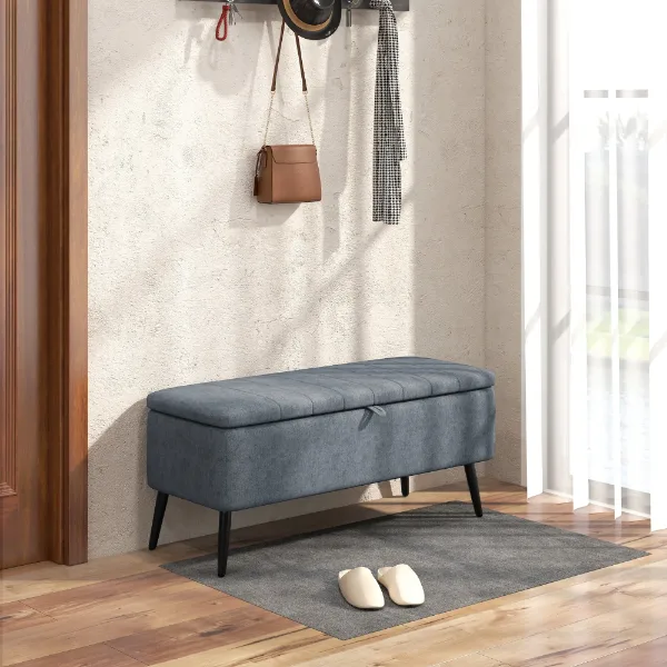 Banc-pouf de rangement 40 po HOMCOM – Aosom Canada