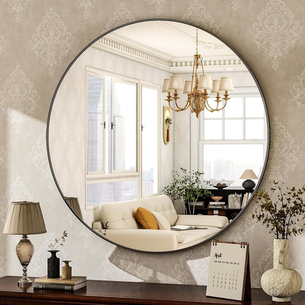Miroir mural salon rond 80cm : avis 2026
